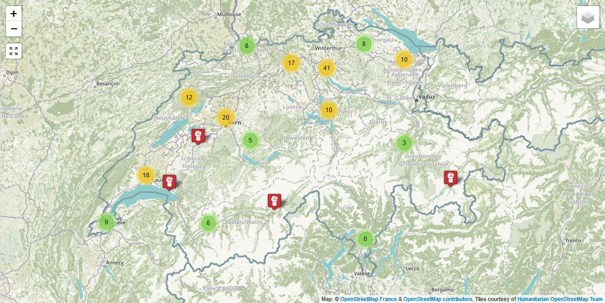 La mappa del 14 giugno